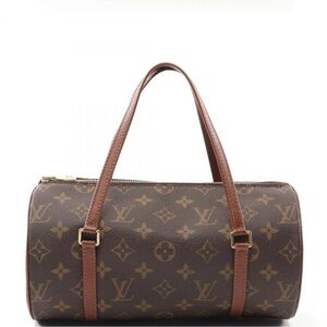 Louis Vuitton Classic Brown Monogram Shoulder Bag papillon 25